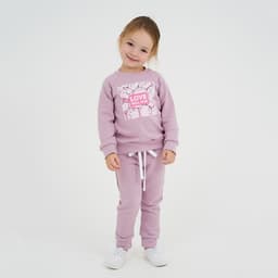Свитшот для девочки KAFTAN: Dream, лиловый, размер 34 (122-128 см)