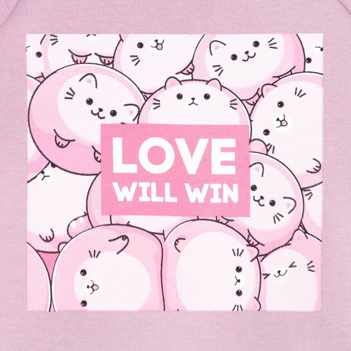 Свитшот для девочки KAFTAN: Dream, лиловый, размер 34 (122-128 см)