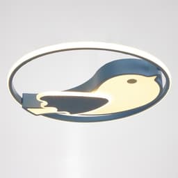 Светильник с ПДУ 1790/1 LED 50 Вт диммер синий 50×50×5 см BayerLux