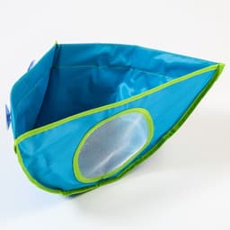 Сетка для хранения игрушек в ванной, голубая