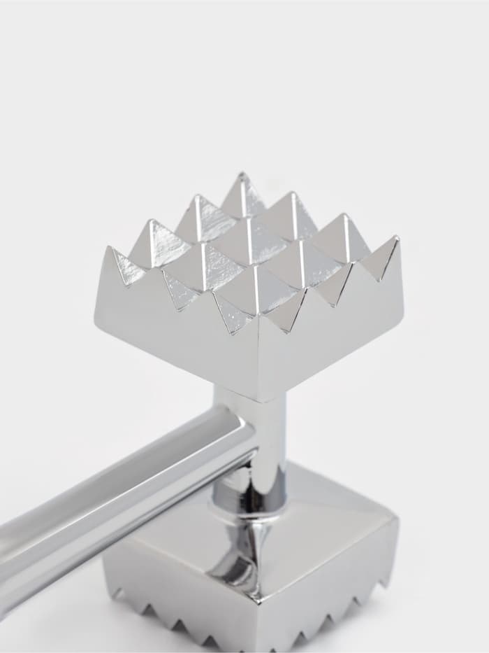 Молоток для мяса Доляна «Хром», 272 г, цвет чёрный