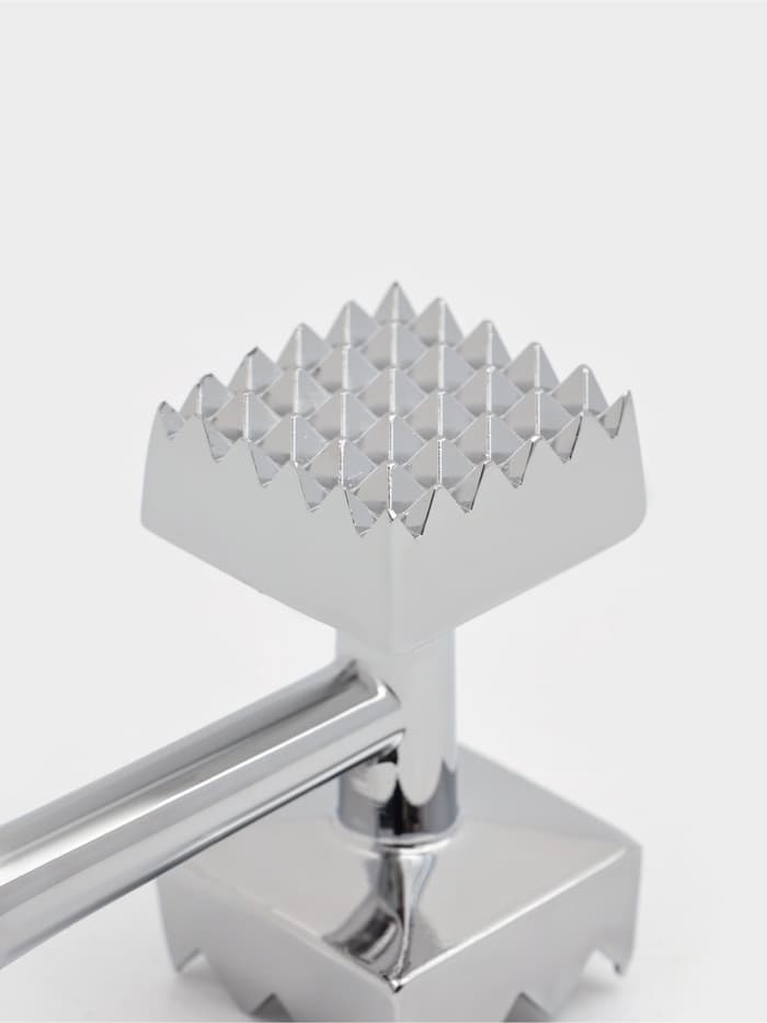 Молоток для мяса Доляна «Хром», 272 г, цвет чёрный