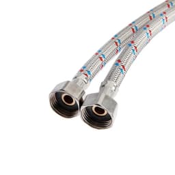 Подводка гибкая для смесителя ZEIN, гайка 1/2", штуцер М10, 40 см, набор 2 шт.