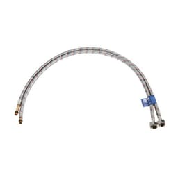 Подводка гибкая для смесителя ZEIN, гайка 1/2", штуцер М10, 80 см, набор 2 шт.