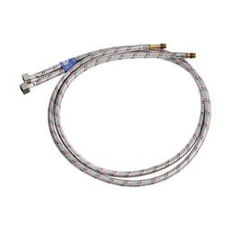 Подводка гибкая для смесителя ZEIN, гайка 1/2", штуцер М10, 120 см, набор 2 шт.