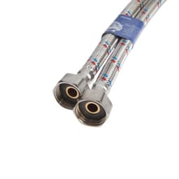 Подводка гибкая для смесителя ZEIN, гайка 1/2", штуцер М10, 120 см, набор 2 шт.