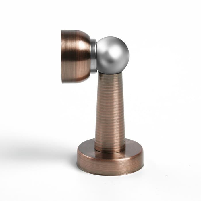 Упор дверной LOCKLAND, магнитный, цвет медь