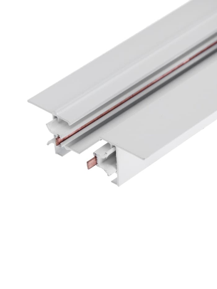 Шинопровод трековый 2TRA, 2 м, TR-14W, встраиваемый, белый