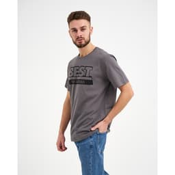 Футболка мужская KAFTAN «Муж года», размер 48, серая
