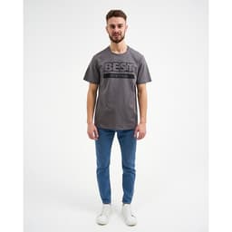 Футболка мужская KAFTAN «Муж года», размер 48, серая