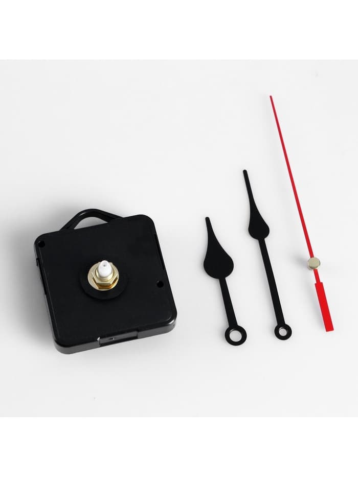 Часовой механизм со стрелками «Соломон-6», плавный ход, шток 16 мм, стрелки 70/95/90 мм