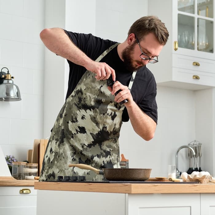 Фартук кухонный мужской «Этель» Real hero, 73×71 см, 100% хлопок, репс 210 г/м²