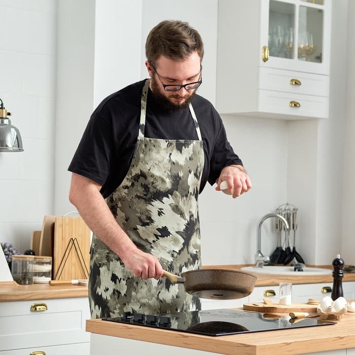 Фартук кухонный мужской «Этель» Real hero, 73×71 см, 100% хлопок, репс 210 г/м²