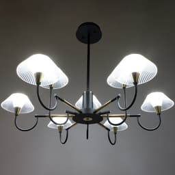 Люстра 1695/9 LED 216 Вт 3000-6000К черно-золотой 95×95×113 см BayerLux