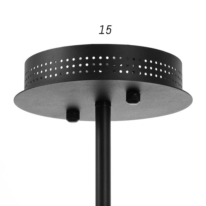 Люстра 1695/9 LED 216 Вт 3000-6000К черно-золотой 95×95×113 см BayerLux