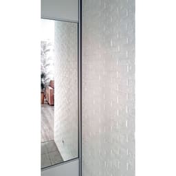 Гипсовая плитка усиленная «Барселона», цвет белый, 1 м²