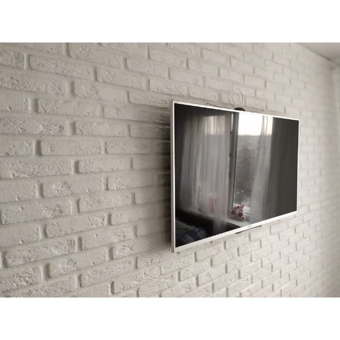 Гипсовая плитка усиленная «Барселона», цвет белый, 1 м²