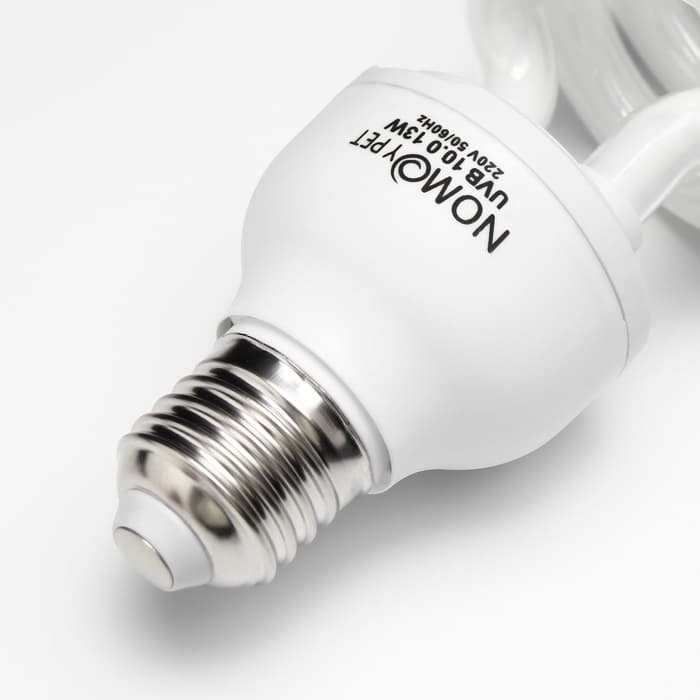 Лампа для террариума UVB 10.0 NomoyPet, 13 Вт, цоколь Е27