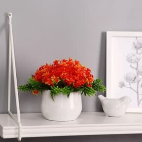 Искусственный цветок в горшке «Гиацинт», 9×12 см, МИКС