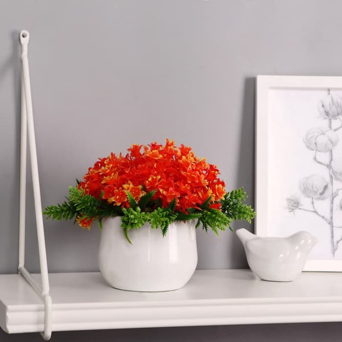 Искусственный цветок в горшке «Гиацинт», 9×12 см, МИКС