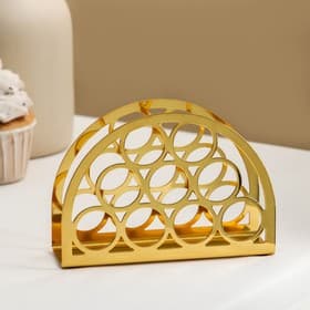 Салфетница Mercy, 13×9×3.5 см, золотистая