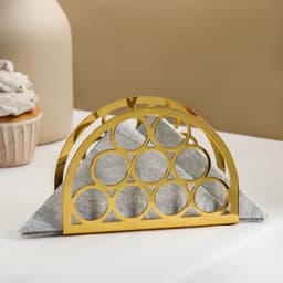 Салфетница Mercy, 13×9×3.5 см, золотистая