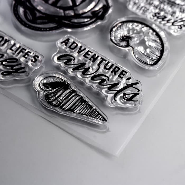 Силиконовый штамп для творчества «Морское приключение», 21×15 см