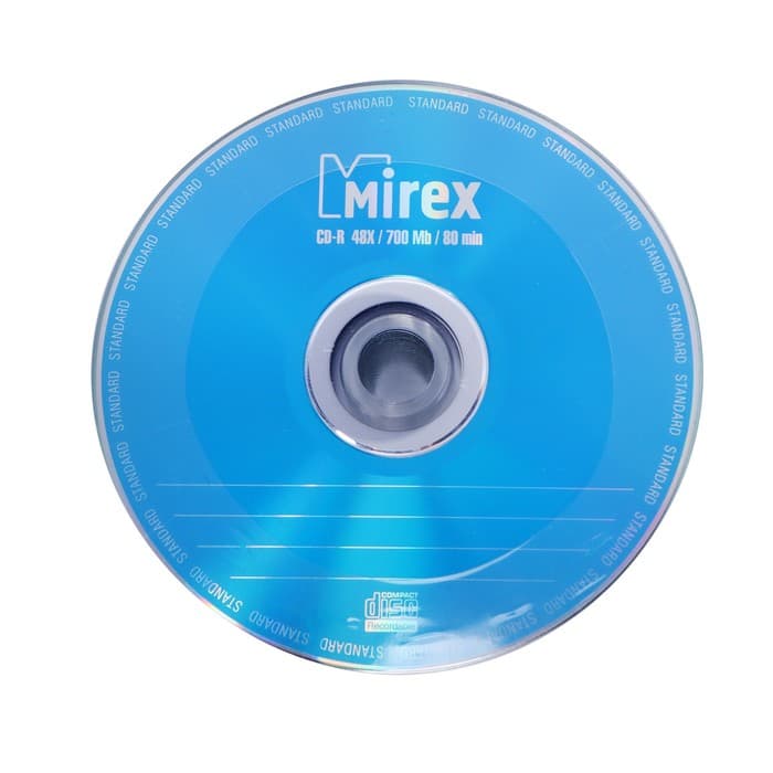 Диск CD-R Mirex Standard 50, 48x, 700 Мб, 1 шт.