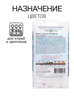 Семена цветов Обриета «Кемпбелл» крупноцветковая, 0.05 г