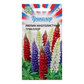 Семена цветов Люпин «Триколор», многолистный, 0.6 г