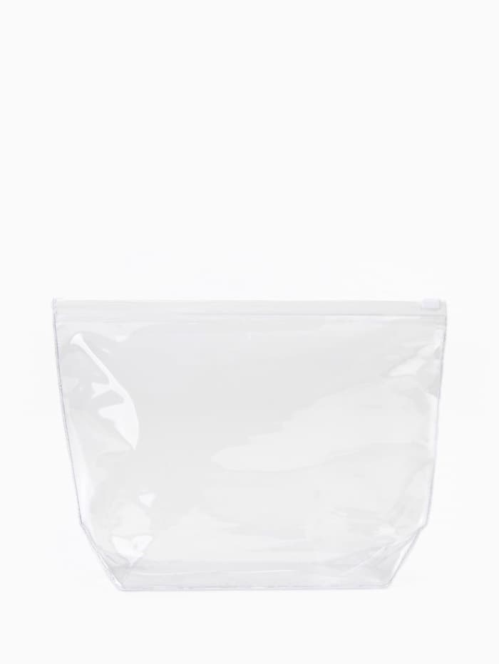 Косметичка для бассейна с застежкой зип-лок, прозрачная