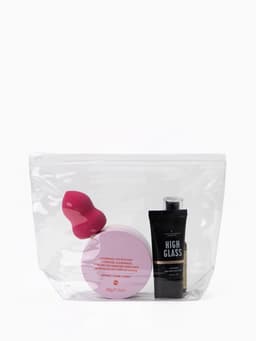 Косметичка для бассейна с застежкой зип-лок, прозрачная