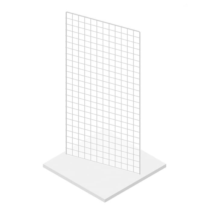 Сетка с П-образной окантовкой 6 мм, пруток - 4 мм, 120×60 см, белая