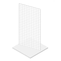 Сетка с П-образной окантовкой 6 мм, пруток - 4 мм, 120×60 см, белая