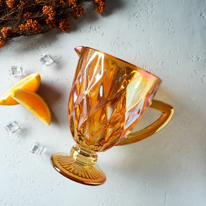 Кувшин для воды Magistro «Круиз», 1.1 л, 14×19.5 см, стекло, янтарный