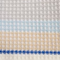 Полотенце банное вафельное «Этель» Waffle, 70×140 см, 100% хлопок, 280 г/м², жёлто-синее