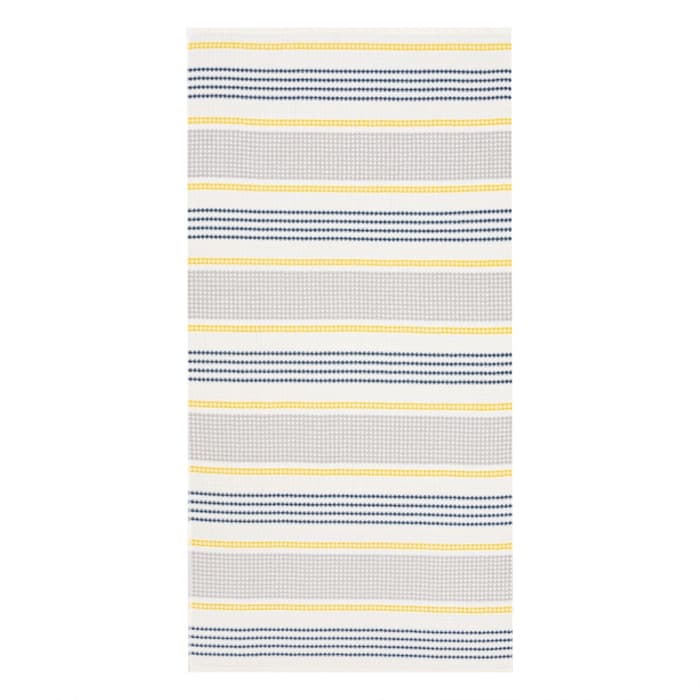 Полотенце банное вафельное «Этель» Waffle, 70×140 см, 100% хлопок, 280 г/м², жёлто-синее