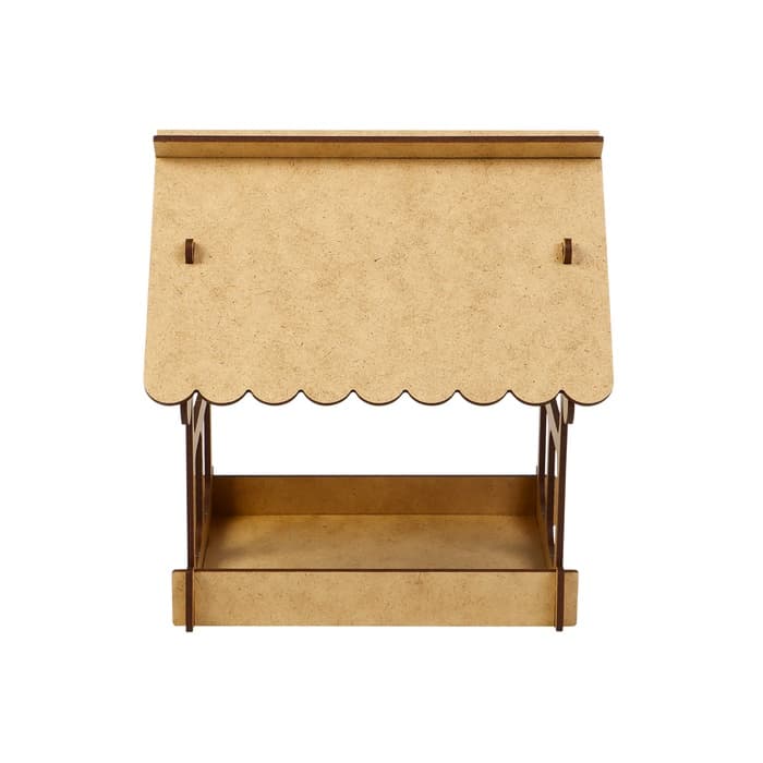 Кормушка - конструктор из ХДФ для птиц «Домик», своими руками, 17×13×19.5 см, Greengo