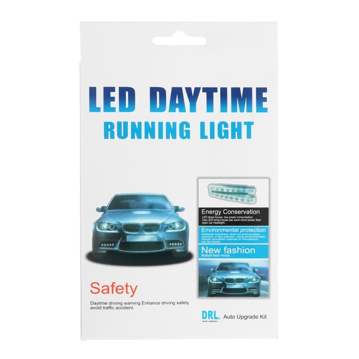 Ходовые огни, дневные, 8 LED, 12 В