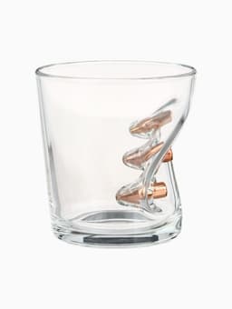 Стакан граненый с пулей «Непробиваемый», для виски, 250 мл