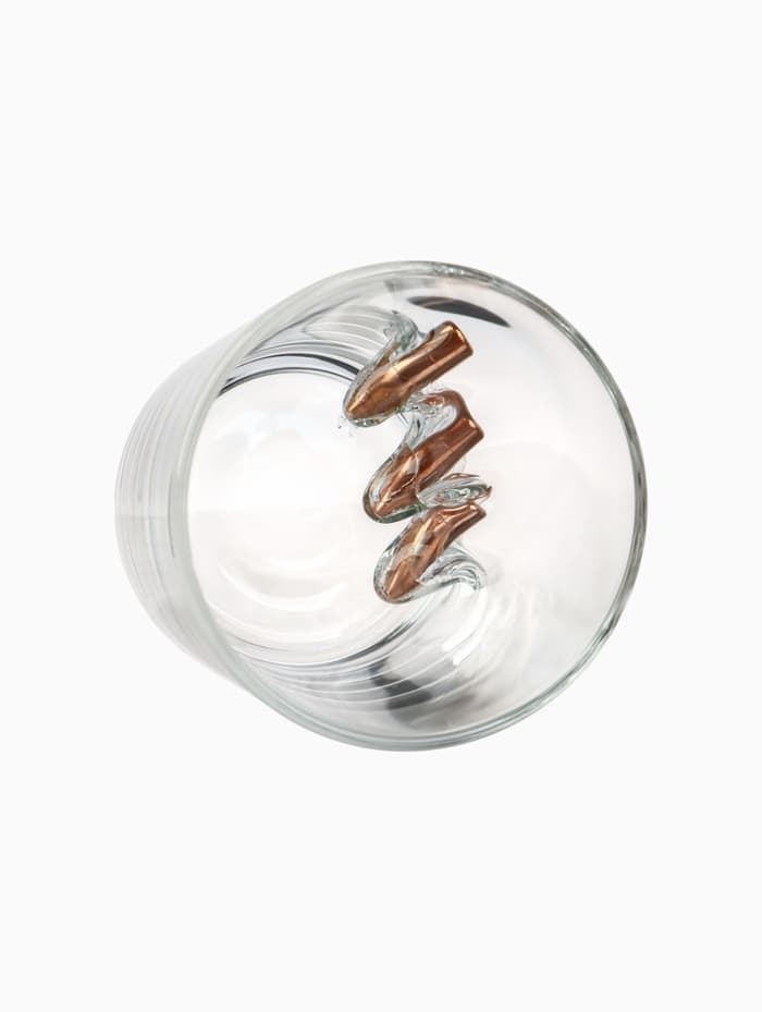 Стакан граненый с пулей «Непробиваемый», для виски, 250 мл