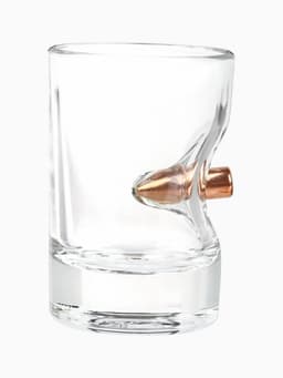 Стопки непробиваемые с пулей «С 23 февраля», набор 2 шт., 50 мл