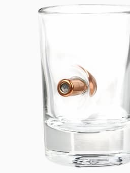 Стопки непробиваемые с пулей «С 23 февраля», набор 2 шт., 50 мл