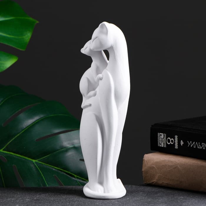 Фигурка гипс «Мама кошка», 21×7×7 см