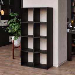 Стеллаж кубический «Клик Мебель. Куб - 8», 720×330×1412 мм, цвет чёрный матовый