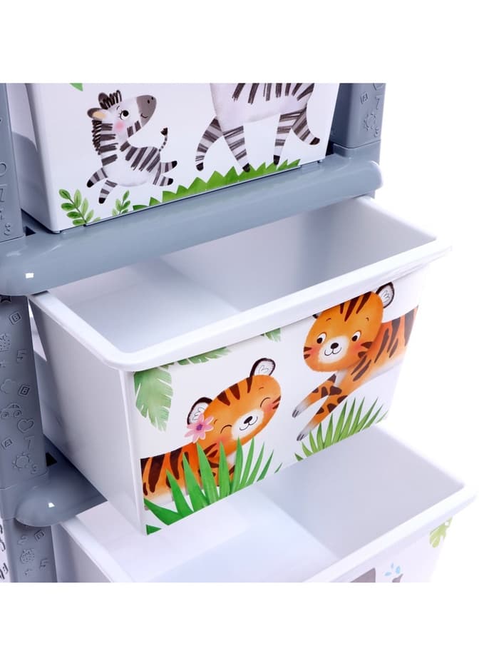 Комод пластиковый «Счастливое детство», 5 секций