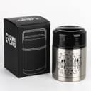 Термос для еды Мастер К «Приятного аппетита», 800 мл, нержавеющая сталь, серебристый, чёрный