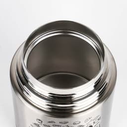 Термос для еды Мастер К «Приятного аппетита», 800 мл, нержавеющая сталь, серебристый, чёрный