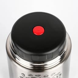 Термос для еды Мастер К «Приятного аппетита», 800 мл, нержавеющая сталь, серебристый, чёрный