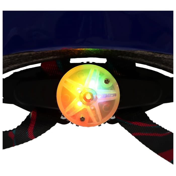 Шлем велосипедиста детский, размер 51-55 см, 028-M771, цвет синий